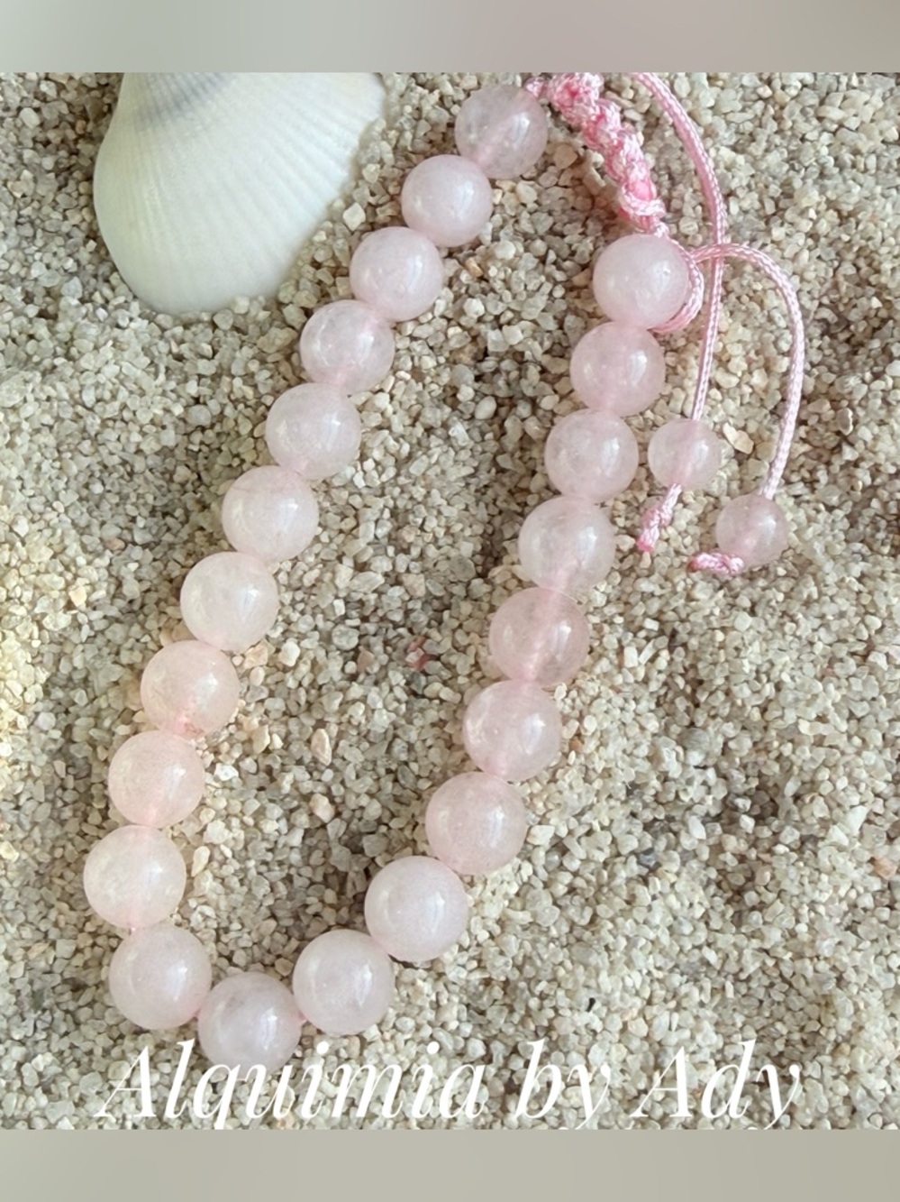 Pink Quartz ocean jasper lava rock beaded bracelet/ tenderness and deep love